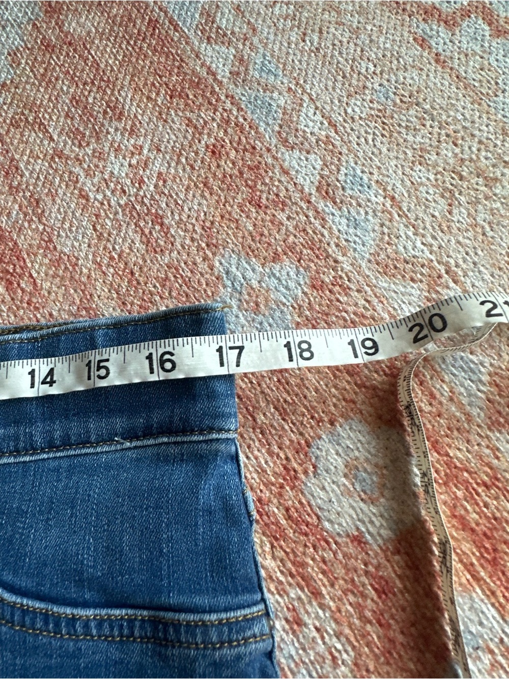 SPANXshape EveryWear Pull-On Flare Jeans vintage indigo 20456Q Large Petite - Picture 7 of 9